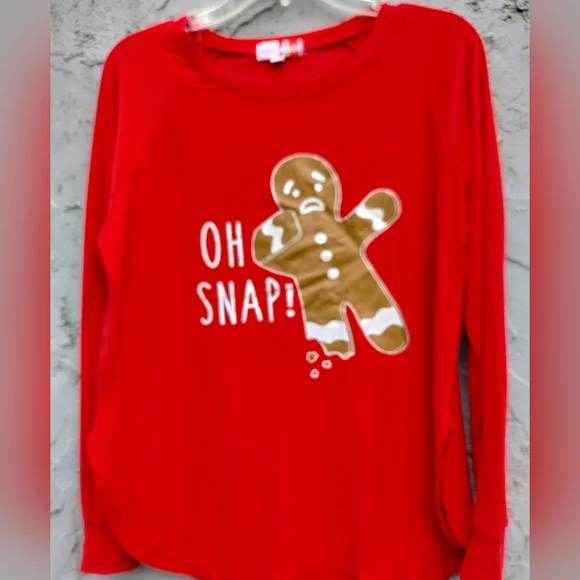 "MERRY WEAR" PJ TOP. SZ LG - Picture 1 of 8